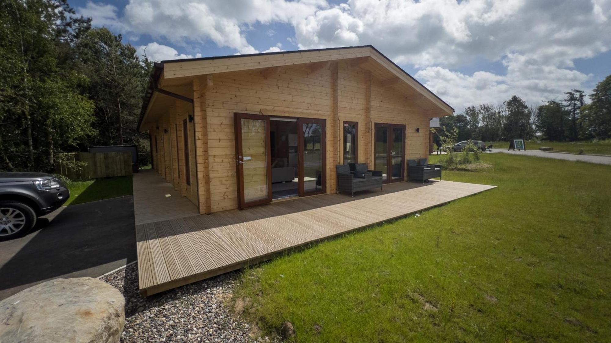 Sundance Lodge, Fantastic New Cabin With Hot Tub - Sleeps 6 - Largest In Felmoor Park Morpeth Kamer foto